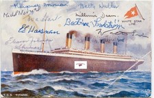 RMS Titanic enlarged reprinted