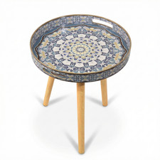 Modern round side table - round, 38cm
