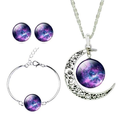 Pcs necklace earring bangle - ,