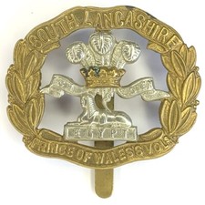 Prince of Wales's Volunteers (South Lancashire Regiment) Cap Badge (S5)