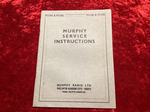 Murphy service manual - service,