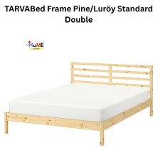 IKEA TARVA Bed frame, pine/Luröy, Standard Double (frame boxed and unopened)
