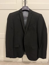 Navy Men’s Blazer - Red