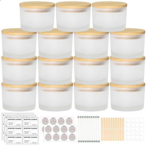 Supmind 4oz frosted - frosted, candle
