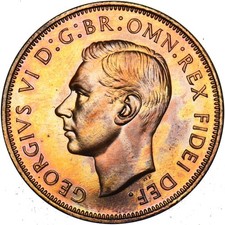 1951 Proof Penny - George VI