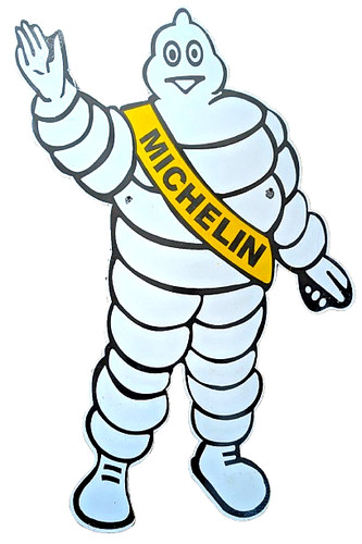 Large 3ft michelin man enamel - 3ft,