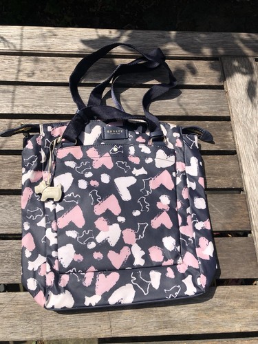 Radley shoulder bag navy - bag, with