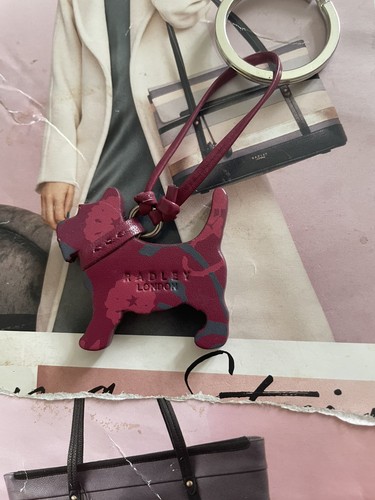 Radley dark red - leather, dog