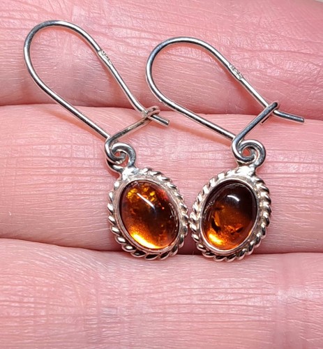 Cognac baltic amber - baltic, 925