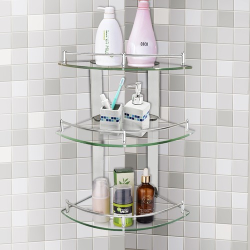 3tier corner bathroom glass - 3tier,