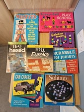 Bundle of Vintage Children's Board Games and Puzzles Spear's Games, Peter Pan[N