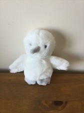 THE LITTLE WHITE COMPANY Ollie snow owl bird comforter soft toy cuddly comforter