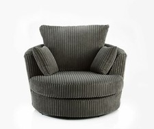 Jumbo cord sofa swivel - cord, cuddle