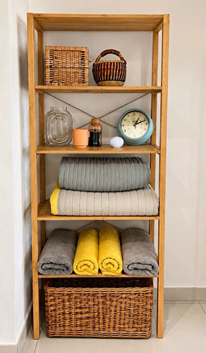 Solid oak wooden shelves - shelves, /