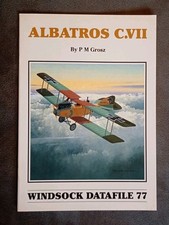 Windsock Datafile 77 Albatros C.VII P M Grosz Paperback Book  Free UK Post