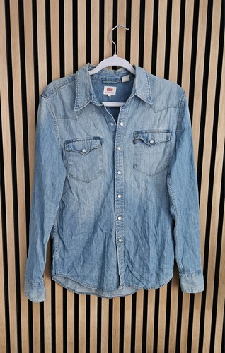 Levi western denim shirt - denim,