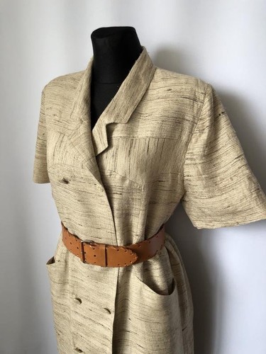 Women peter hahn dress beige - peter,
