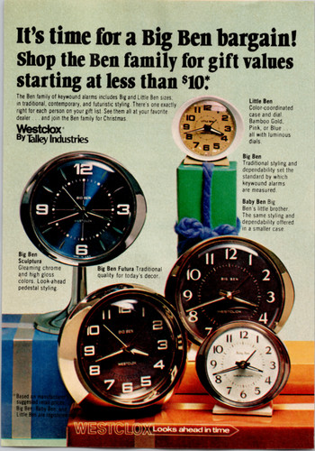 Westclox big ben alarm - alarm, clocks