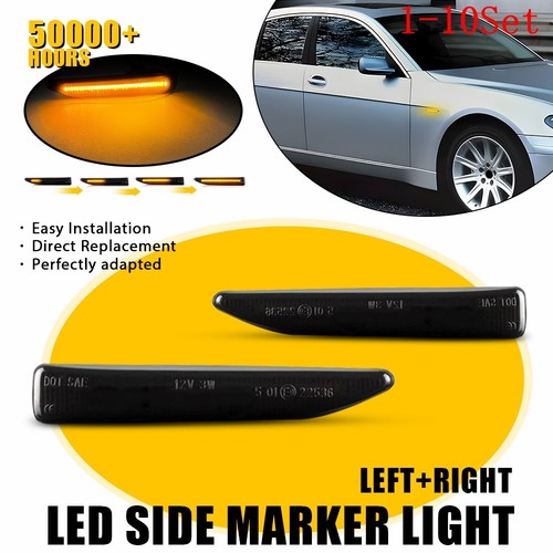 Smoked amber led side marker - amber,
