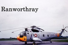 Helicopter slide U-275 Sikorsky S-61A-1 Sea King Danish A.F Lee Solent 1973#2029