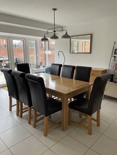 A Solid Wooden Dining Table