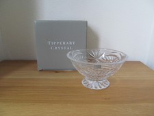 Irish Tipperary Crystal Kinvarra  Pattern 7" Lead Crystal  Bowl