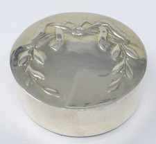 Pill Pot Silver Plated Vintage