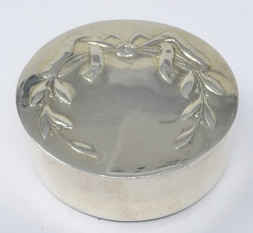 Pill pot silver - silver, vintage