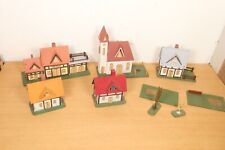 Vintage Wooden Buildings OO Gauge Scenery Train Layout German Handmade Village