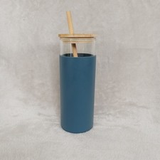 Glass Tumbler with Bamboo Lid