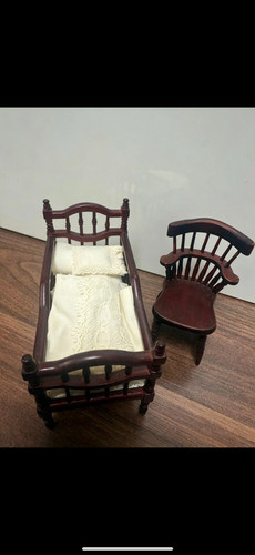 Mahogany dolls house - mahogany,