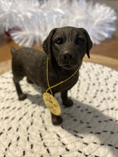 Leonardo Realistic Golden Labrador Black Labrador Lab Dog Ornament Figurine