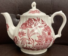 Royal Wessex WILLOW ROSA Coffee/Tea pod w/Lid England