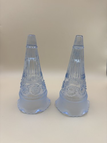 Barley glass epergne flutes - barley,