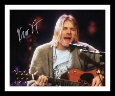 Kurt Cobain - Nirvana Autograph Signed & Framed Photo
