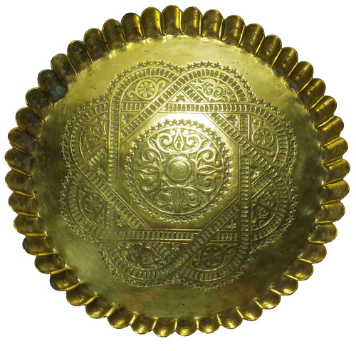 Moroccan tray heavy - heavy, gauge