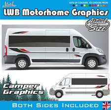 L3 Citroen Relay Motorhome Camper Van Stripes Graphics Decals Boxer Ducato 085