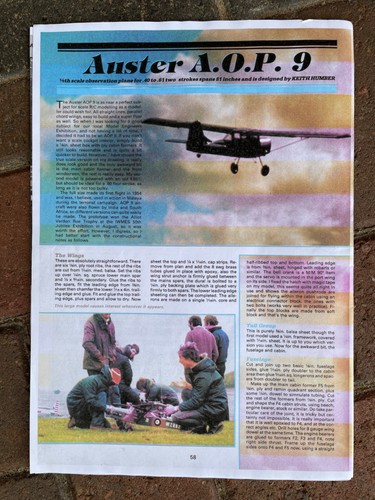 Model plan auster aop9 - plan,