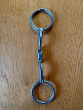 Loose Ring Snaffle. Curved Mouth Piece With Lozenge. Used