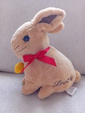 Lindt Chocolate Gold Bunny Rabbit Soft Toy Easter Egg Pouch Compartment 10" 