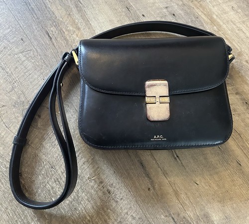 Grace leather crossbody - a.p.c.,