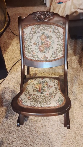 Vintage antique folding wooden - vintage/antique,