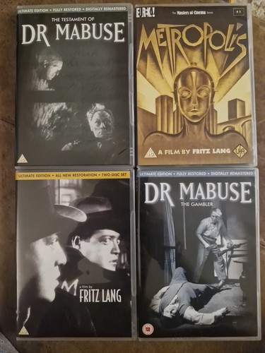 Fritz lang job lot dvds - lot, of