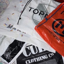 Vintage plastic carrier bags - carrier,