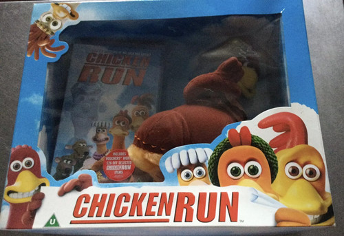 Chicken run toy and vhs - toy,