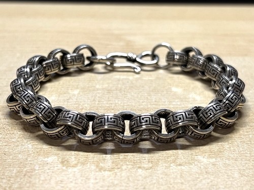 Solid 925 sterling silver - silver, mens