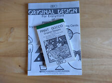 Riso Original Designs Pad  and Original Design for Print Gocco