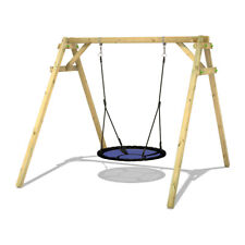 WICKEY Smart Rush wooden swing
