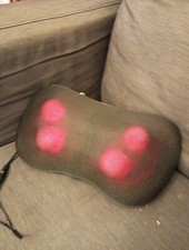 Maxkare Shiatsu Cushion Massage Legs Neck Back Shoulders With Infrared 