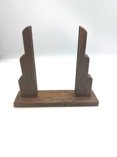 Vintage art deco wooden photo - wooden,